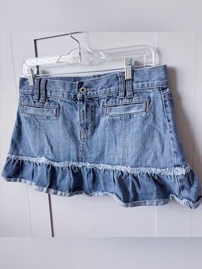 💞 Y2K Old Navy Summer 2005 low rise denim mini skirt